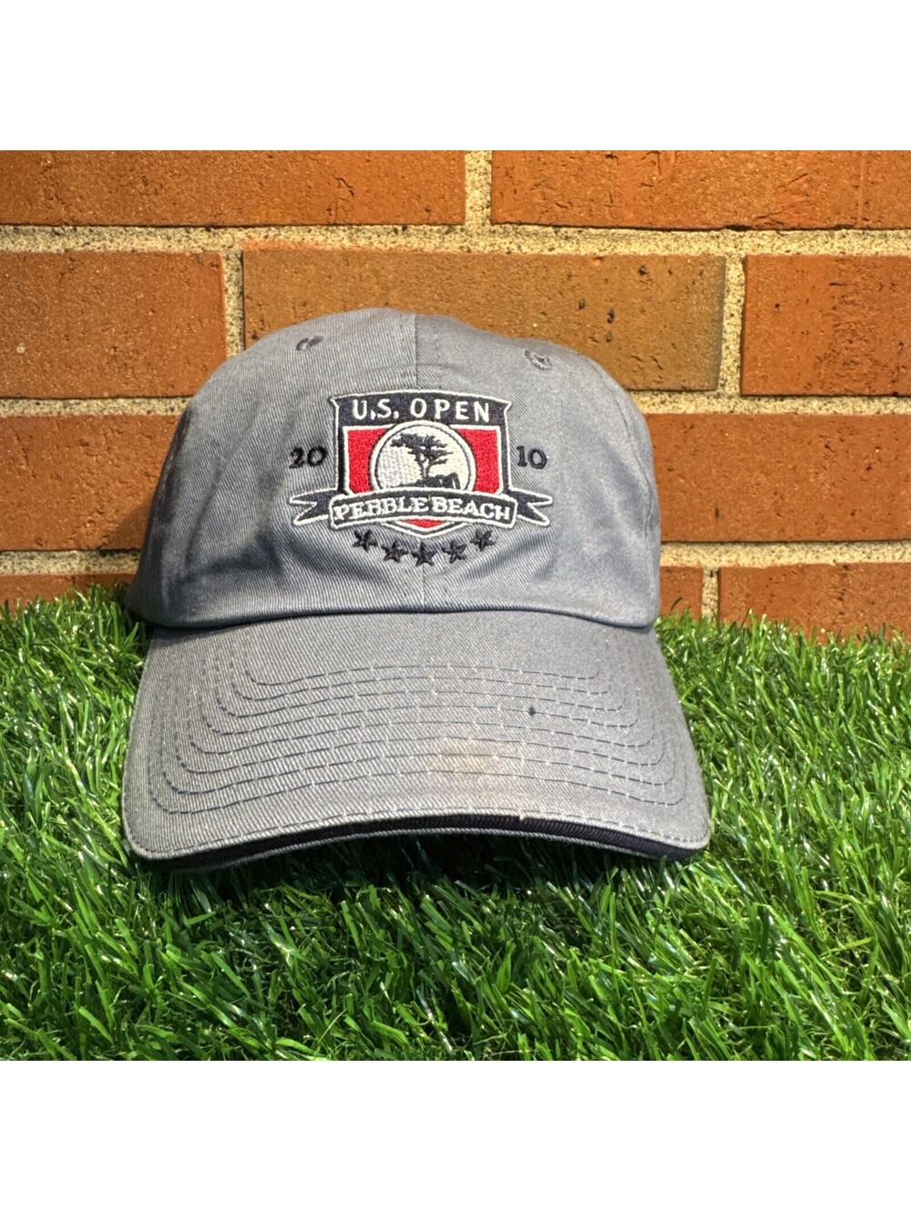 2010 US Open Pebble Beach Strap back Hat Golf Cap Embroidered USGA Member Golf